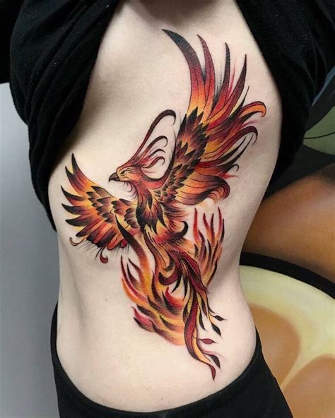 ave fenix resurgiendo de las cenizas tatuaje|Ave Fénix: Un tatuaje con significados que seguro。